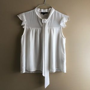 Forever 21 White Blouse Tank Top